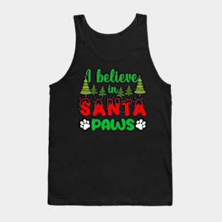 I believe in Santa Paws holiday Tank Top